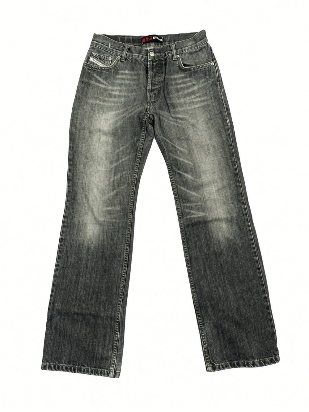 Diesel Industry Denim Division Jeans Women’s 31 Grey Wash Bootcut Y2K